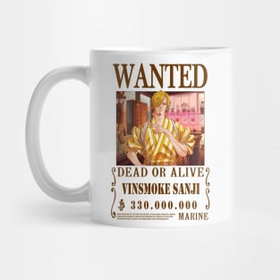 Vinsmoke Sanji One Piece Wanted Mug